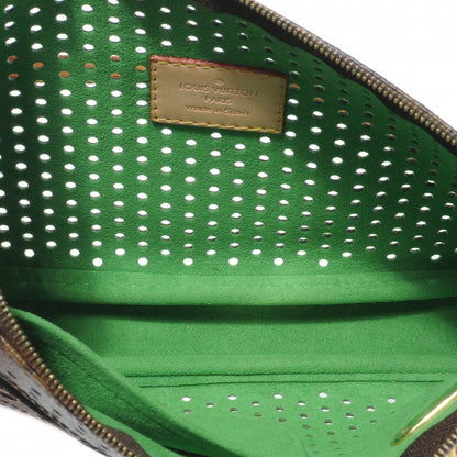 Louis Vuitton Monogram Perforated Pochette Accessories Bag Green 6 of 8