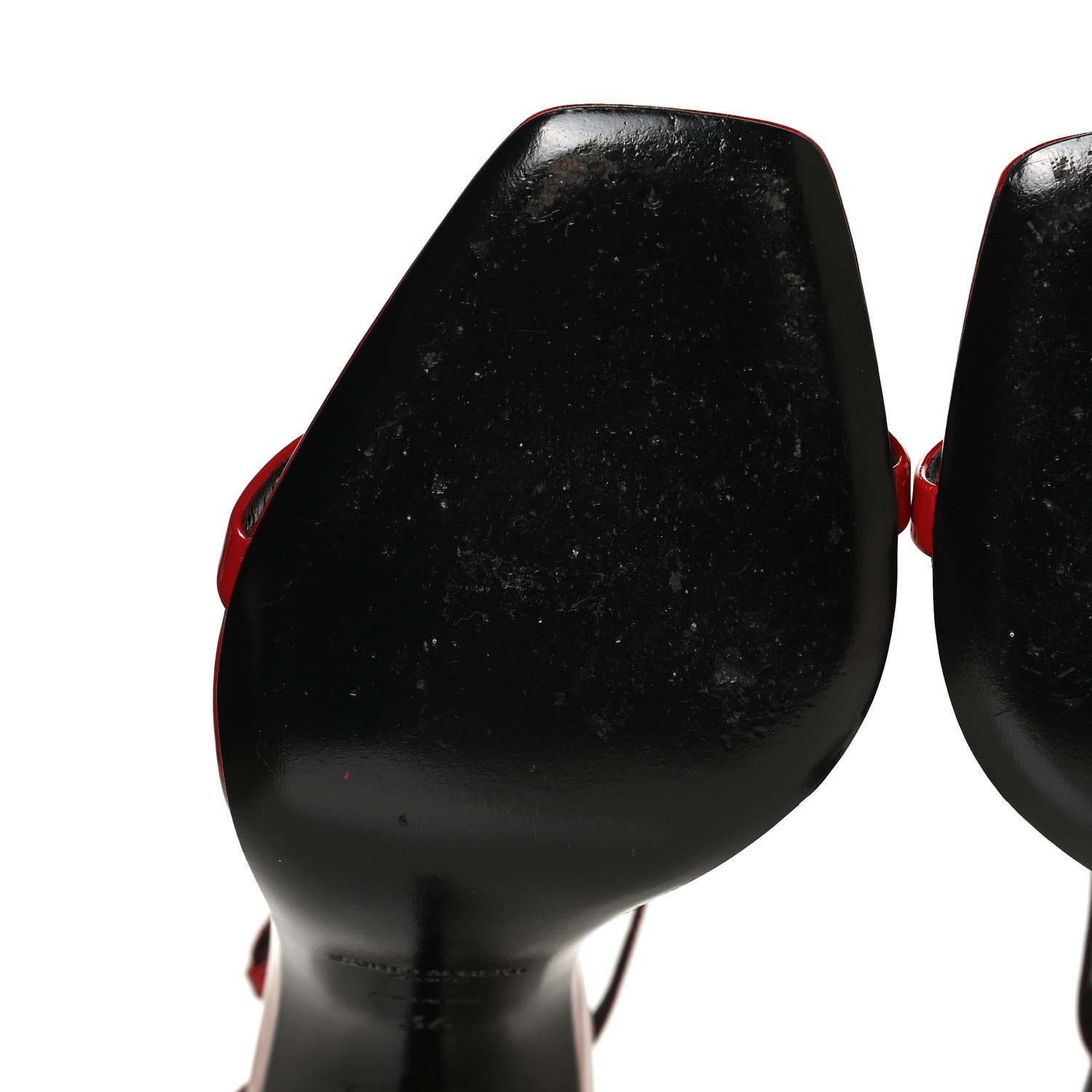 Saint Laurent Patent Opyum Sandals 36 Red 8 of 11