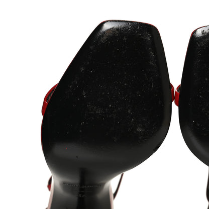 Saint Laurent Patent Opyum Sandals 36 Red 8 of 11