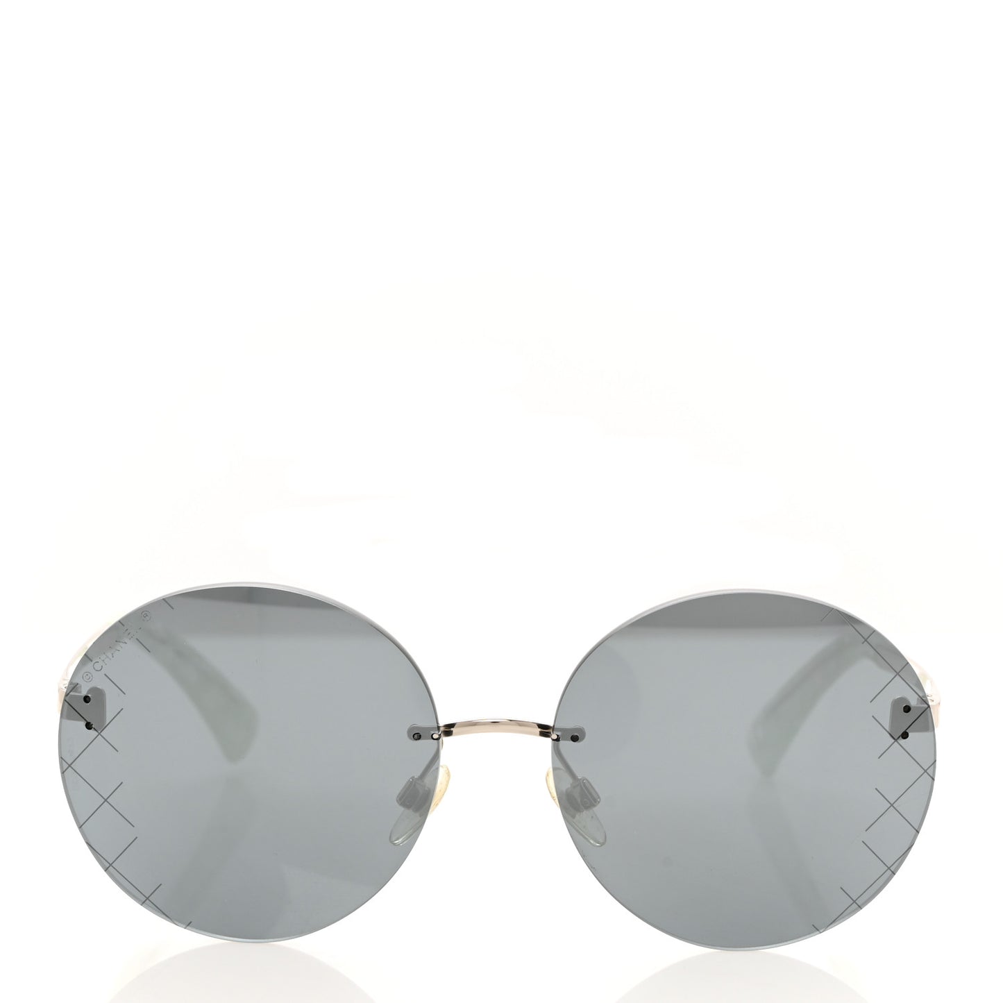 Mirrored Round Sunglasses 4216 Purple