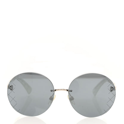 Chanel Mirrored Round Sunglasses 4216 Purple 2 of 7