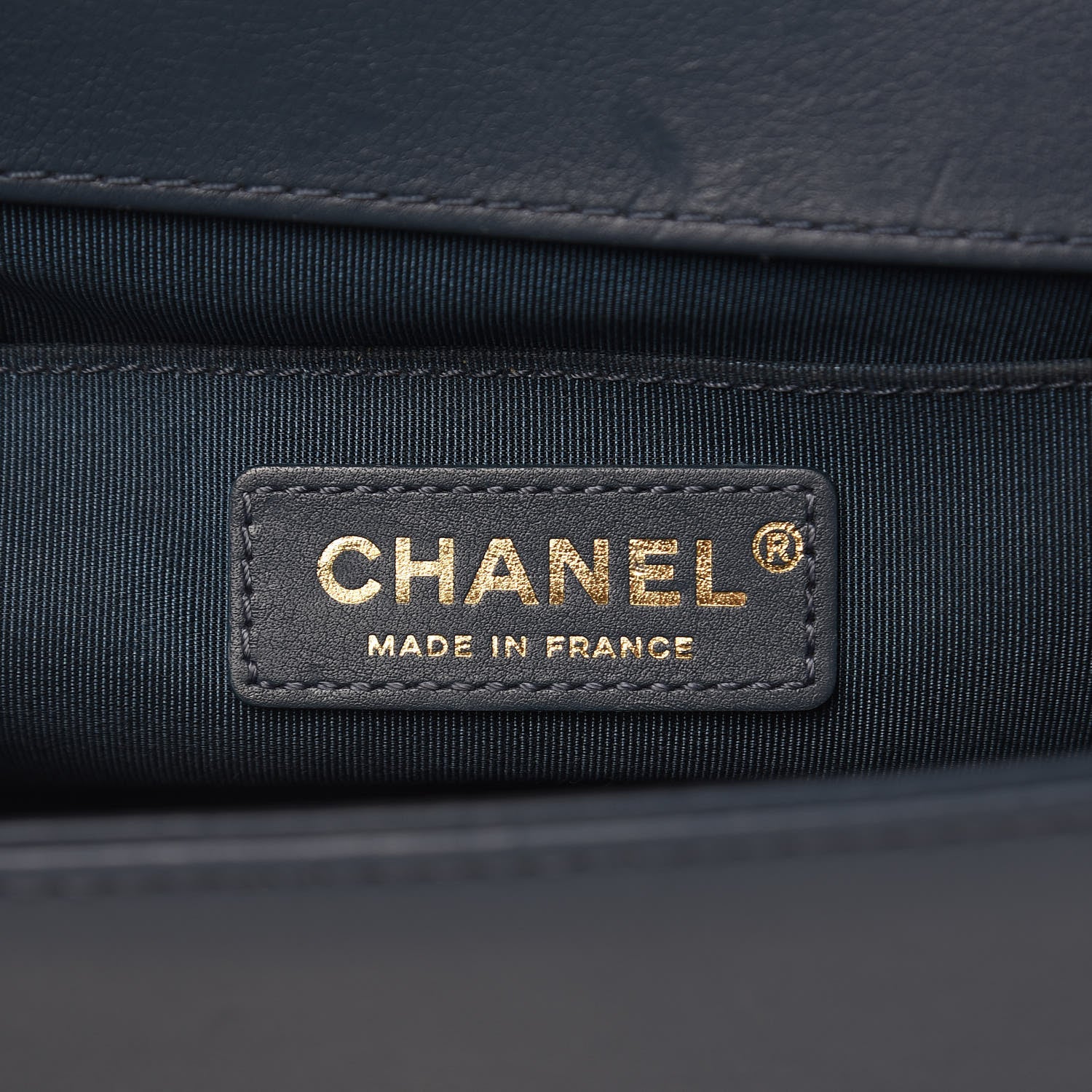 Chanel Calfskin Quilted Medium Top Handle Boy Flap Blue 6 of 11