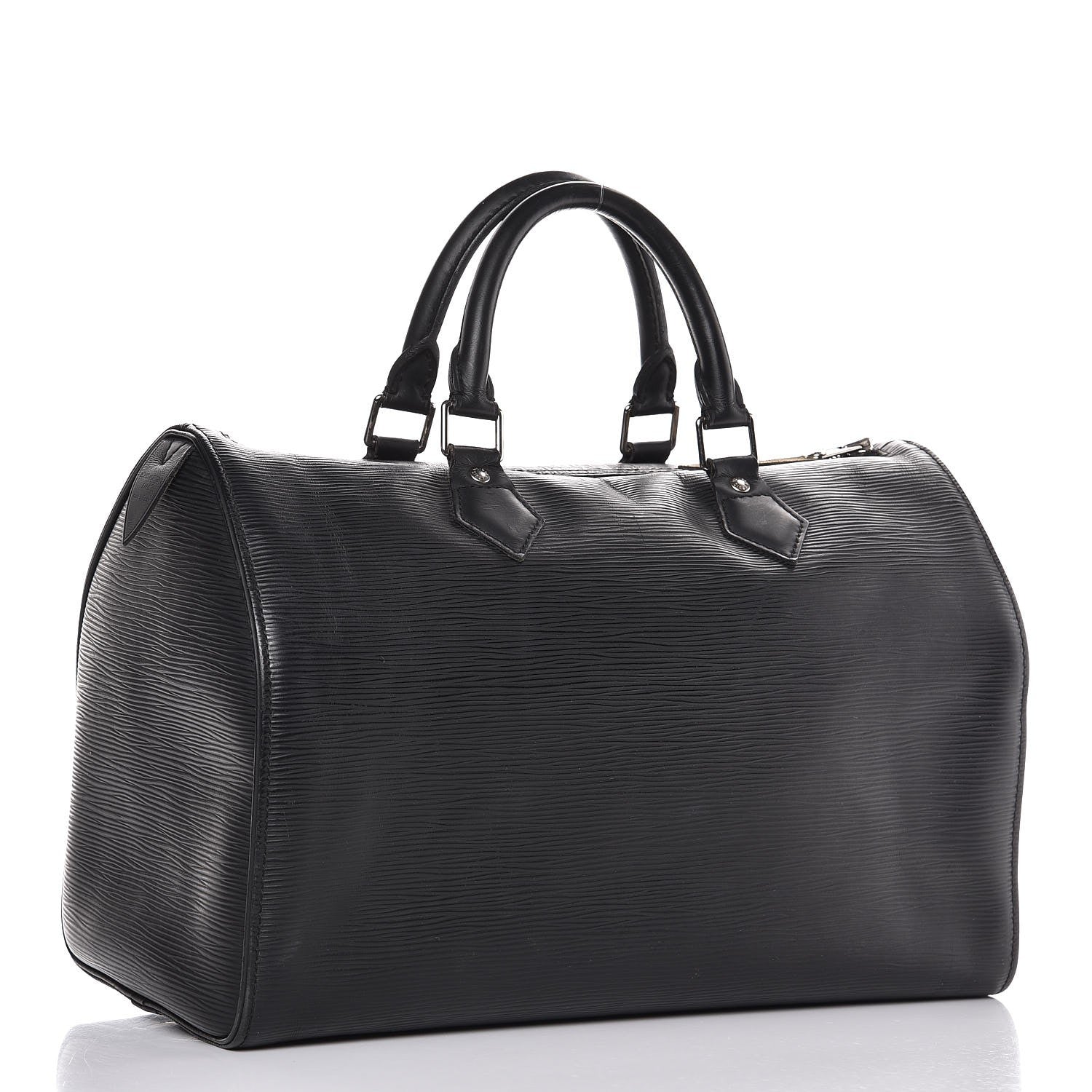 Louis Vuitton Epi Speedy 30 Black 3 of 15