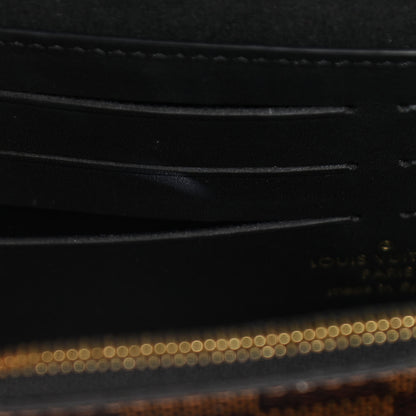 Louis Vuitton Damier Ebene Vavin Chain Wallet Black 12 of 14