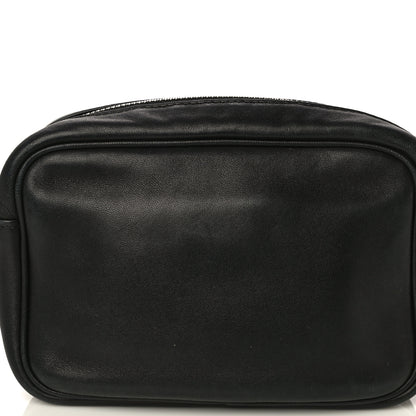 Prada Nappa Fiocco Bow Crossbody Clutch Black Fuoco 15 of 16