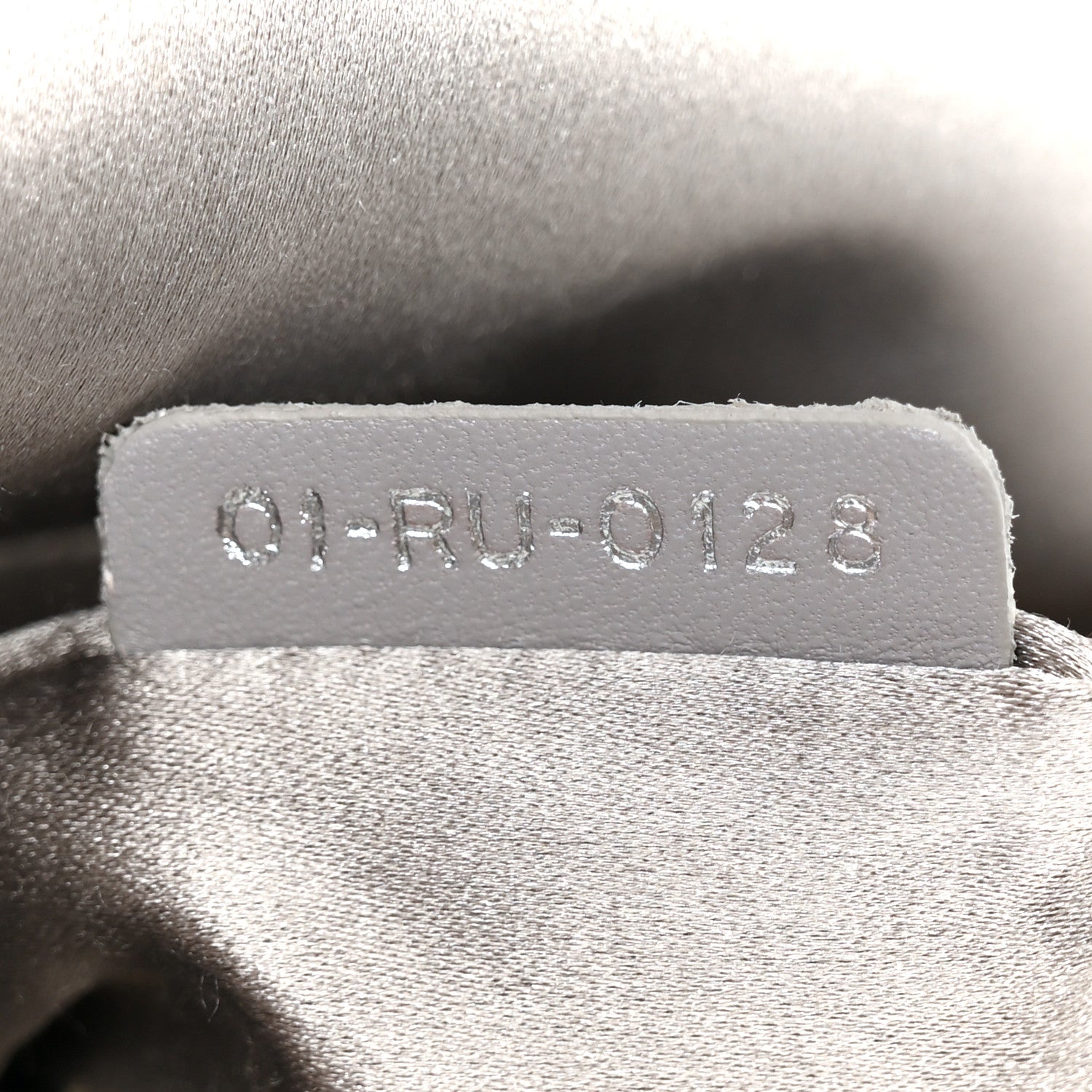 Christian Dior Satin Crystal Cannage Mini Lady Dior Gray 7 of 11