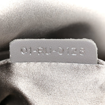 Christian Dior Satin Crystal Cannage Mini Lady Dior Gray 7 of 11