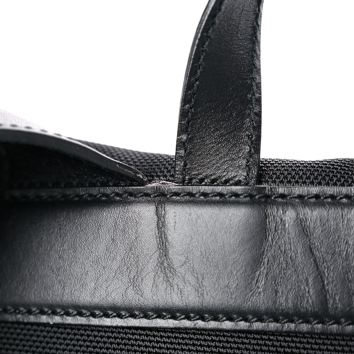 Techno Canvas Web Single Buckle Backpack Black