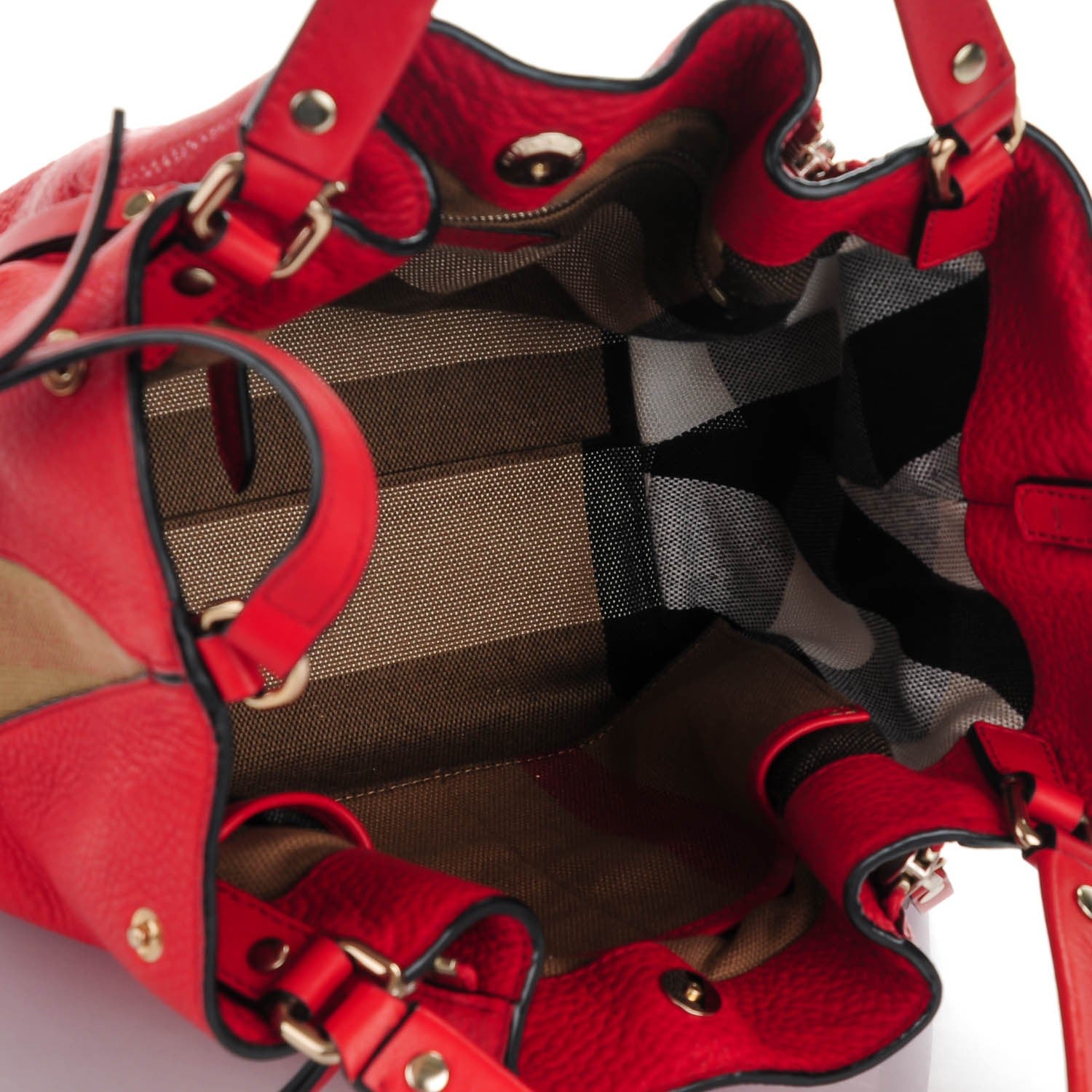 Burberry Calfskin Small Maidstone Cadmium Red 5 of 8
