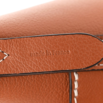 Louis Vuitton Calfskin Lock and Walk Bucket Cognac 7 of 10