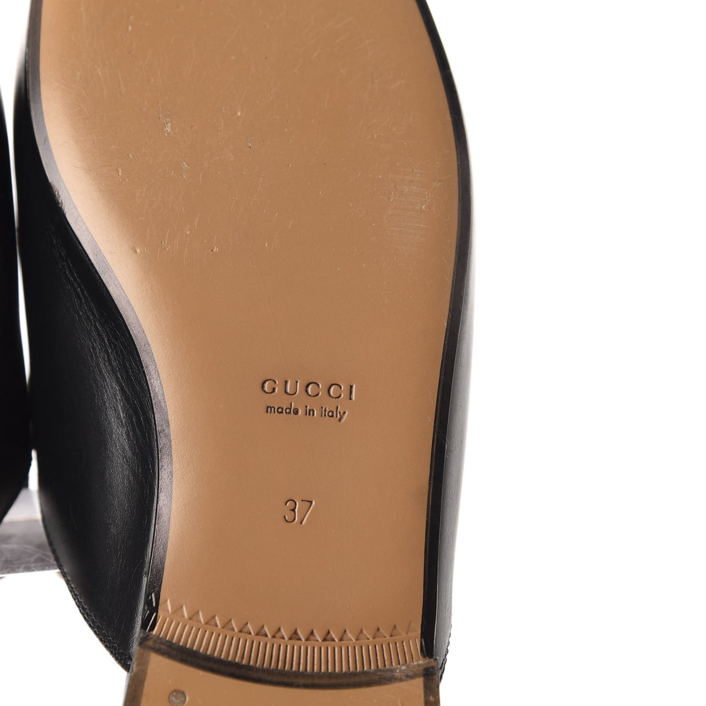 Calfskin Womens Princetown Slippers 37 Black