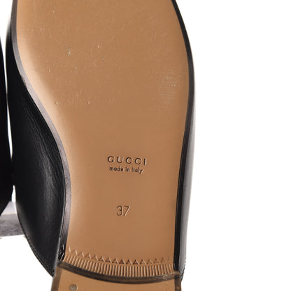 Gucci Calfskin Womens Princetown Slippers 37 Black 9 of 9