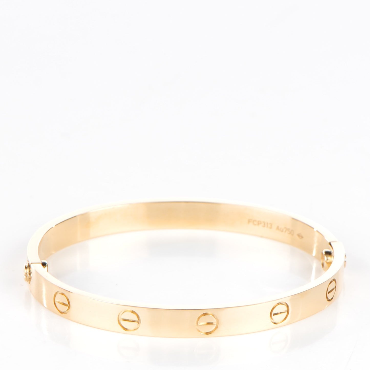 18K Yellow Gold LOVE Bracelet 17