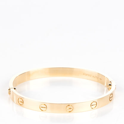 Cartier 18K Yellow Gold LOVE Bracelet 17 3 of 6