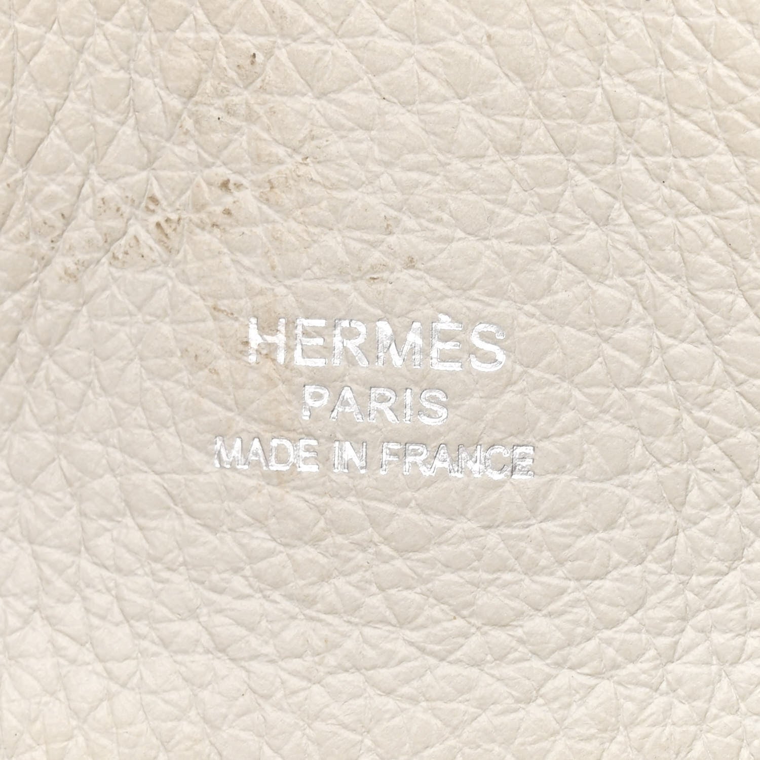Hermes Taurillon Clemence Marwari GM Gris Perle 6 of 12