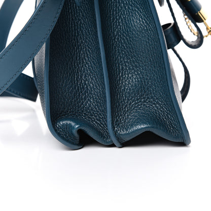 Chloe Grained Calfskin Medium Aby Day Shoulder Bag Navy Ink 11 of 11