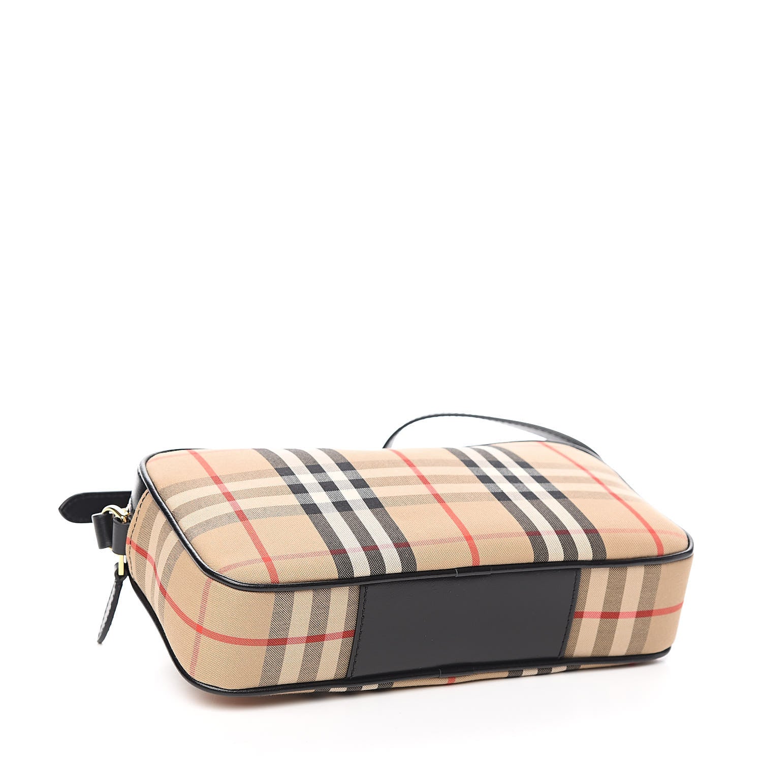 Burberry Vintage Check Calfskin Small Camera Bag Archive Beige 3 of 8