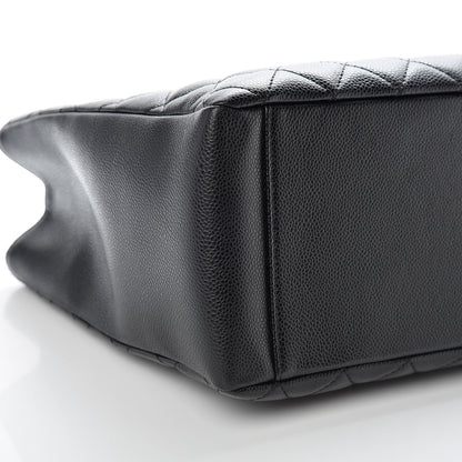 Chanel Caviar Quilted Grand Shopping Tote GST Black 9 of 9