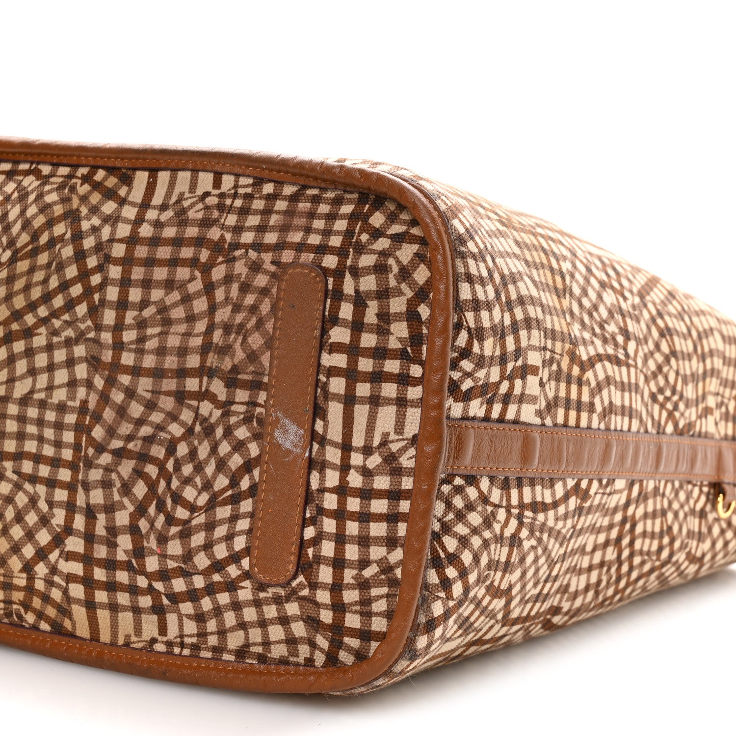 MCM Visetos Large Liz Reversible Shopper Tote Cognac 17 of 17