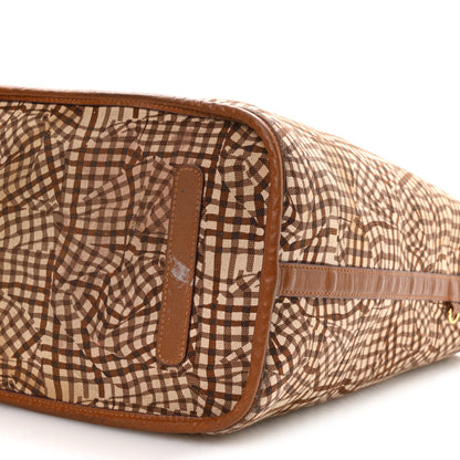 MCM Visetos Large Liz Reversible Shopper Tote Cognac 17 of 17