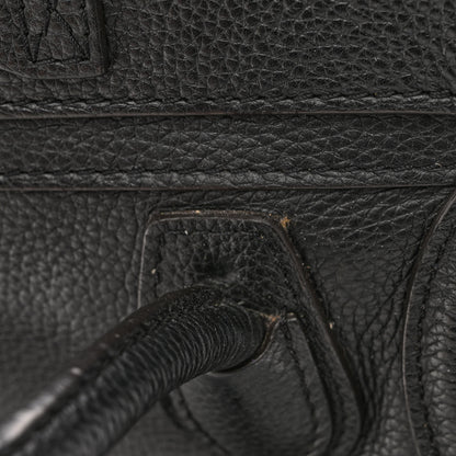 Celine Drummed Calfskin Nano Luggage Black 14 of 16