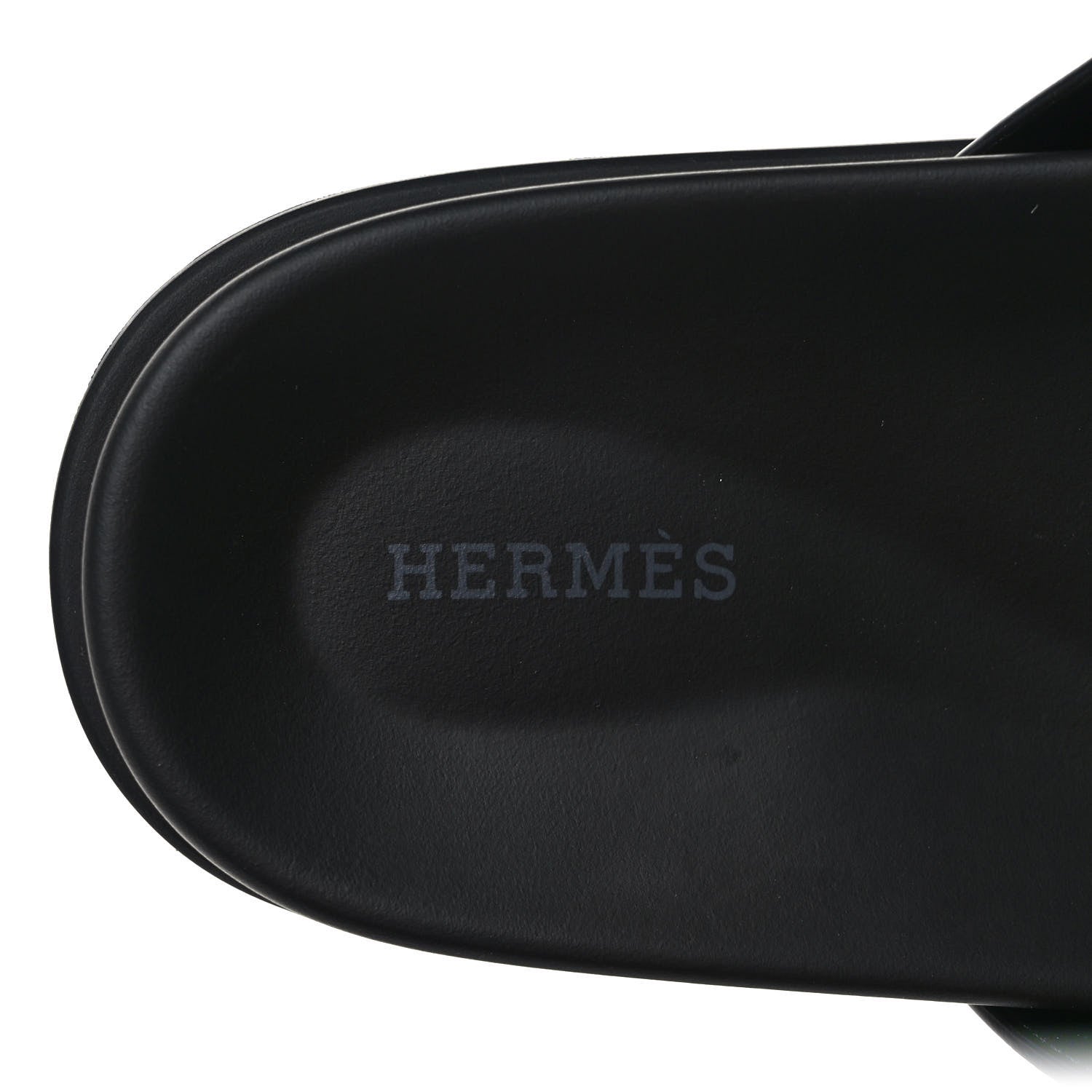 Hermes Calfskin Mens Chypre Sandals 42 Black 7 of 9