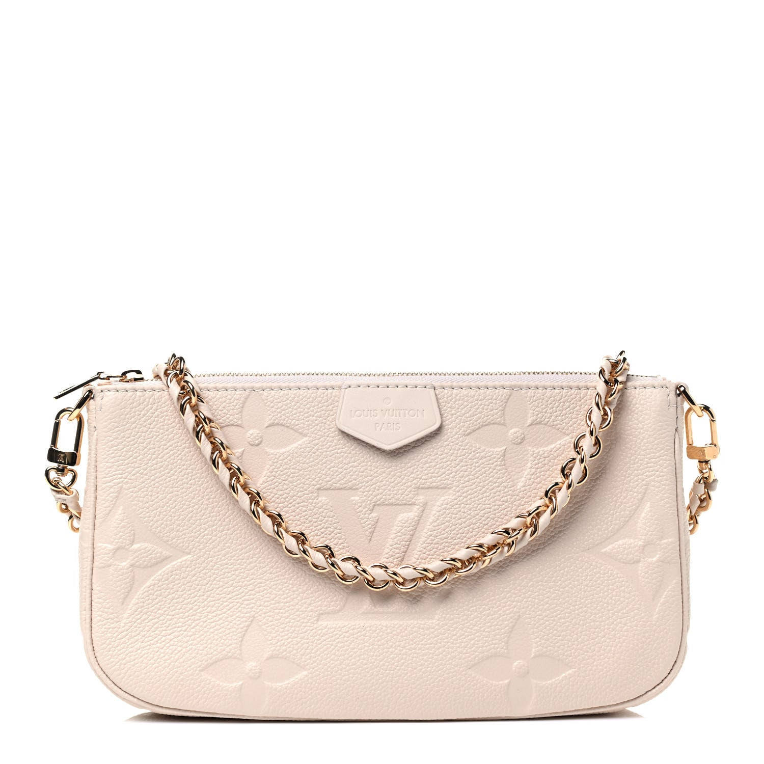 Louis Vuitton Empreinte Monogram Giant Multi Pochette Accessories Large Pochette Cream 1 of 8