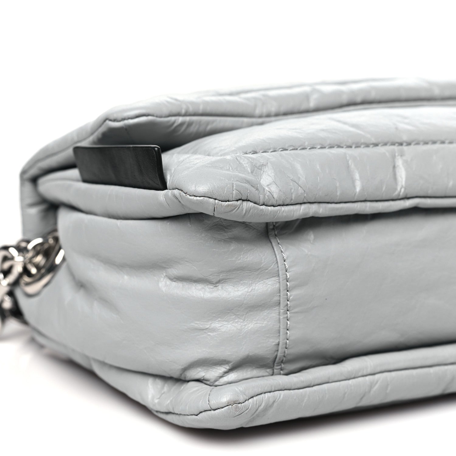 Marc Jacobs Lambskin The Pillow Bag Light Grey 9 of 10