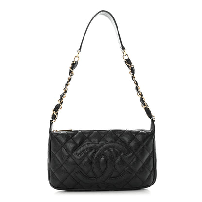 Chanel Caviar Quilted Timeless CC Shoulder Bag Black 1 of 10