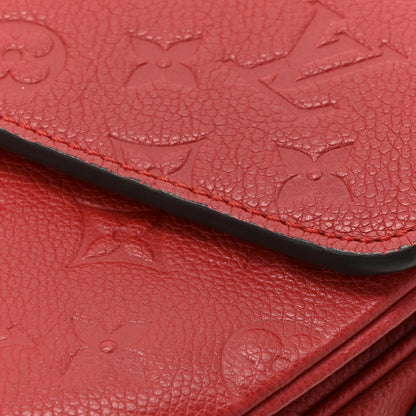 Louis Vuitton Empreinte Pochette Metis Scarlet 10 of 14