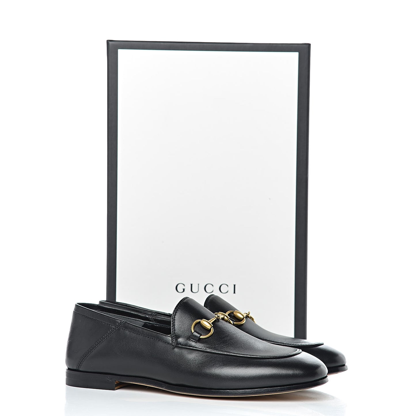 Lambskin Womens Brixton Horsebit Loafers 35.5 Black