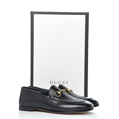 Gucci Lambskin Womens Brixton Horsebit Loafers 35.5 Black 9 of 9