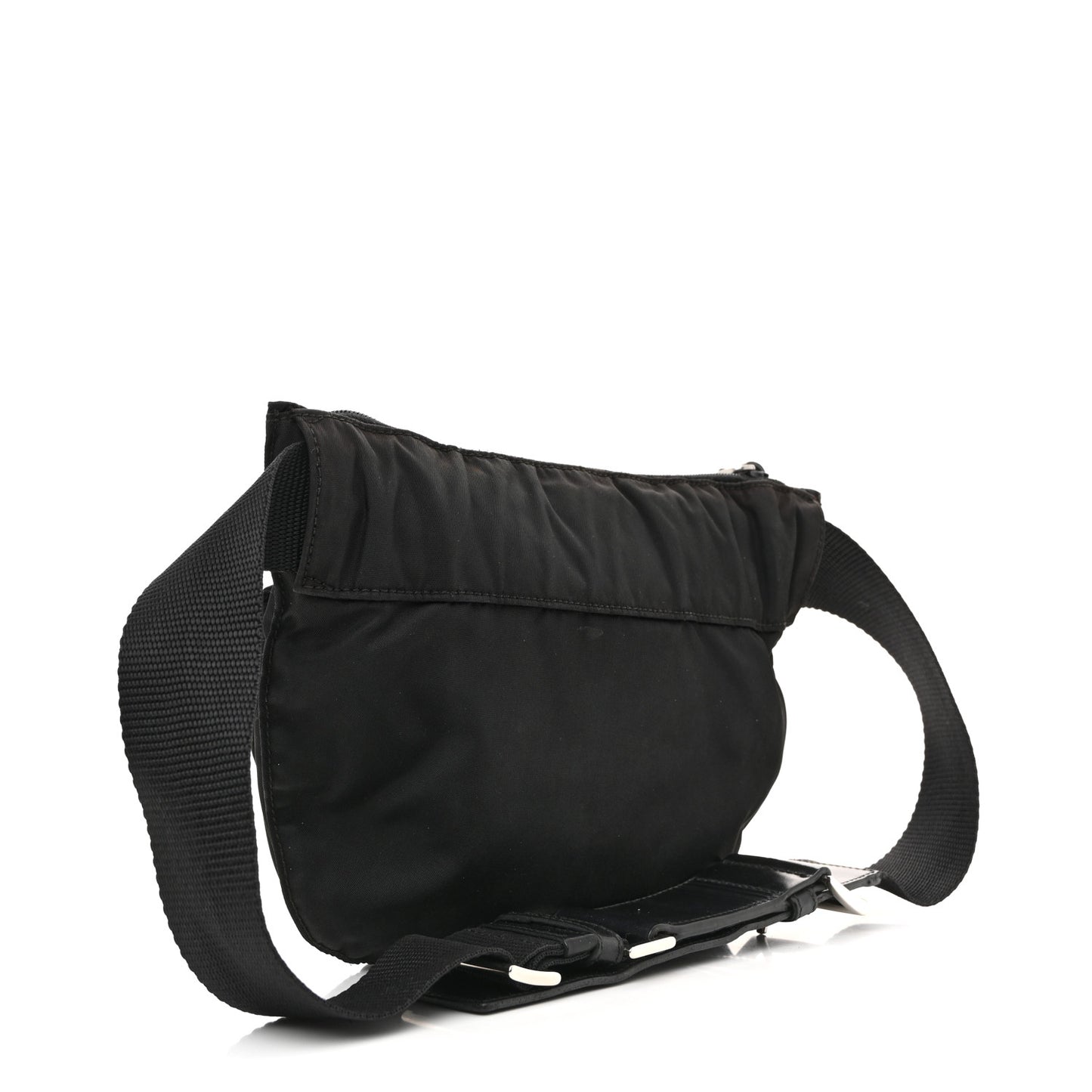 Tessuto Nylon Multi Pocket Belt Bag Black