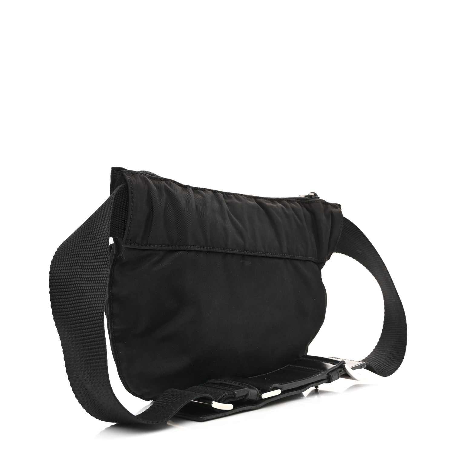 Prada Tessuto Nylon Multi Pocket Belt Bag Black 3 of 13