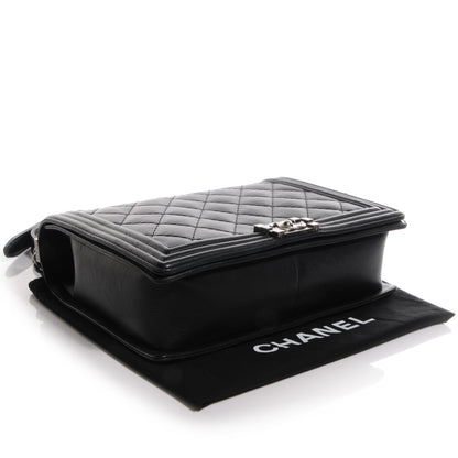 Chanel Calfskin Quilted Large Boy Flap Black 4 of 8
