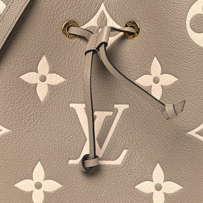 Louis Vuitton Empreinte Monogram Giant Neonoe MM Tourterelle Creme 8 of 11