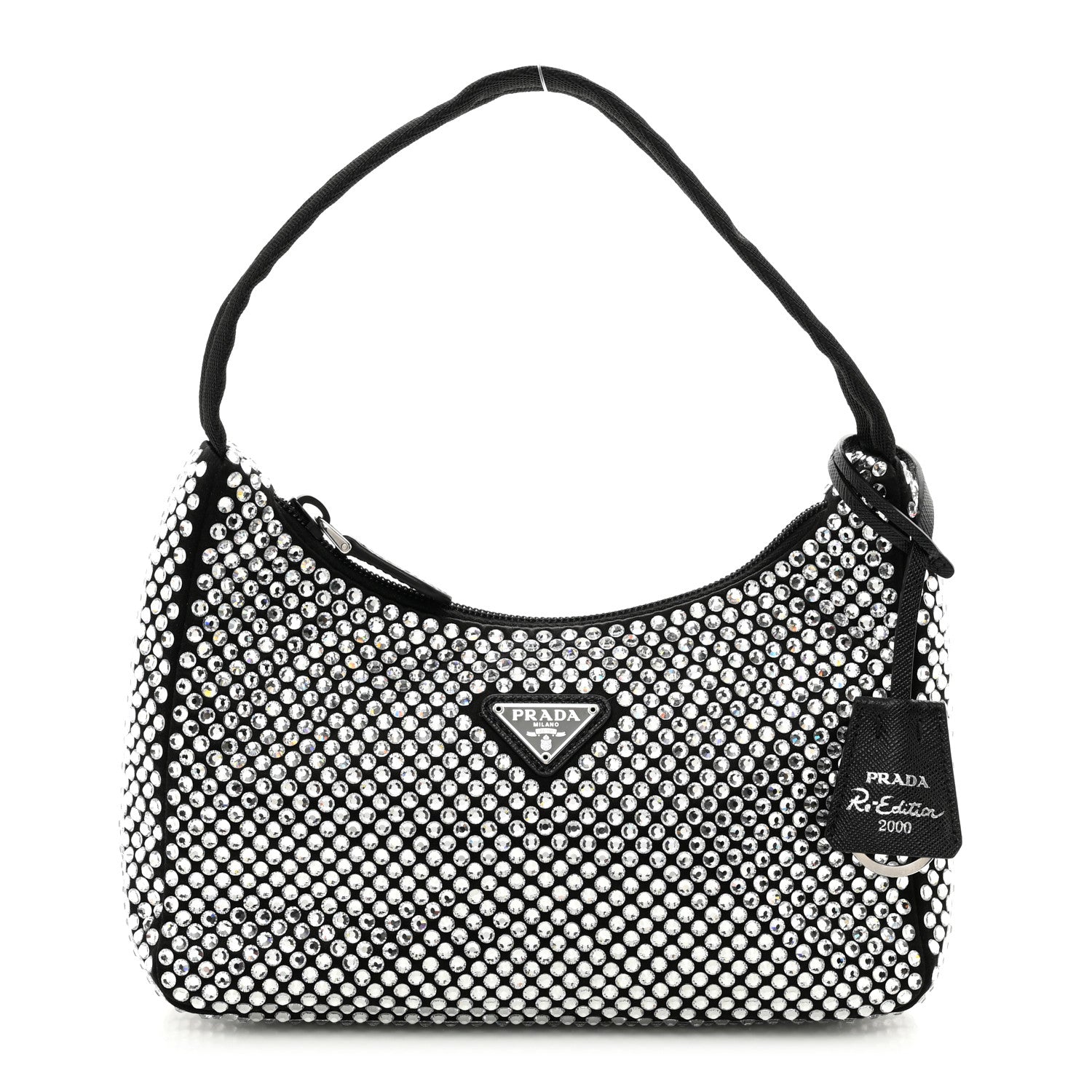 Prada Satin Crystal Mini Re-Edition 2000 Bag Cristal 1 of 10