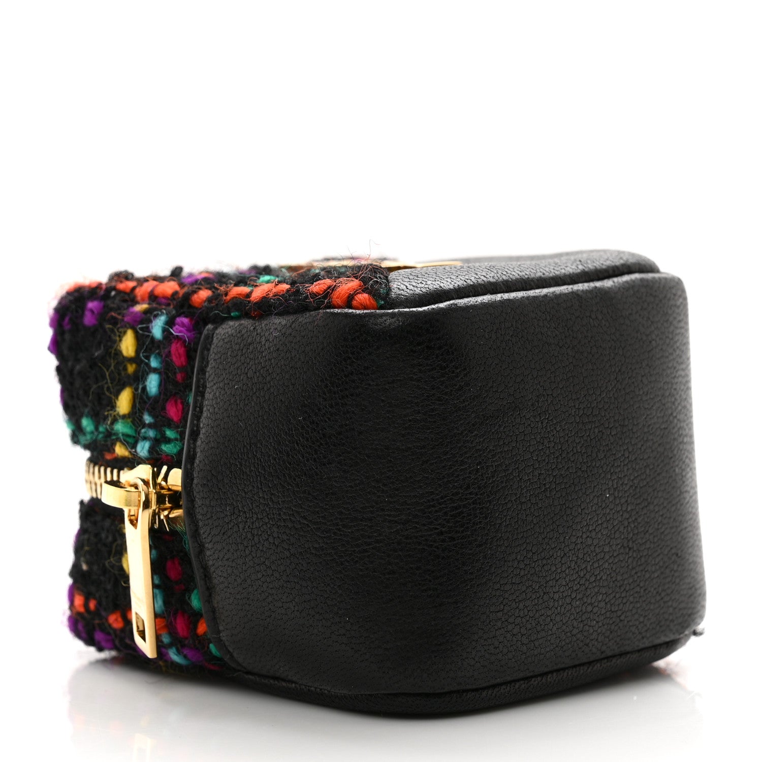 Saint Laurent Boucle Jaime Cube Charm Keychain Black Multicolor 4 of 7