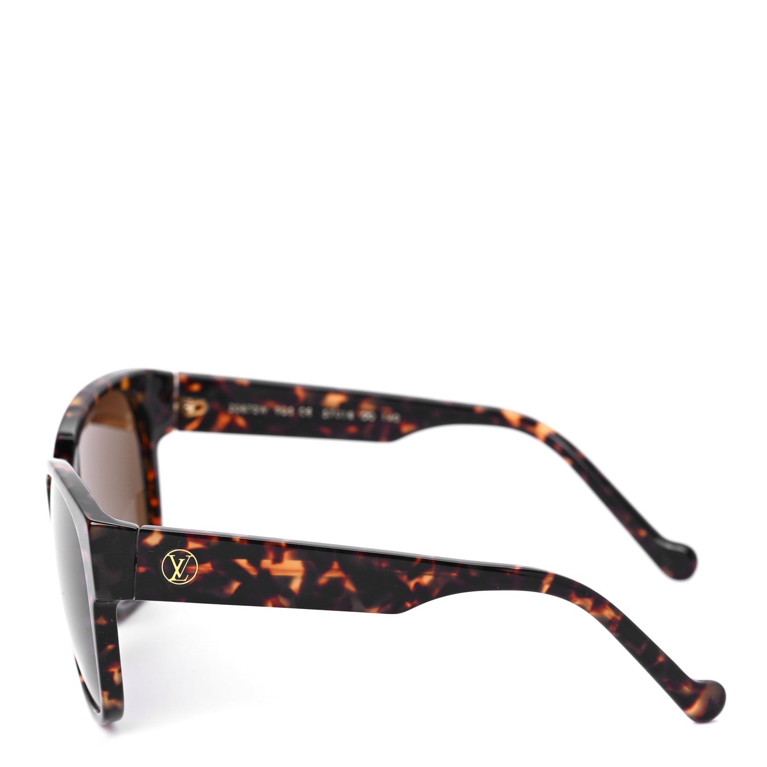 Louis Vuitton Acetate Cameleon Sunglasses Z0872W Dark Tortoise 3 of 7