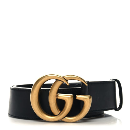 Gucci Calfskin Double G 40mm Belt 85 34 Black 1 of 6