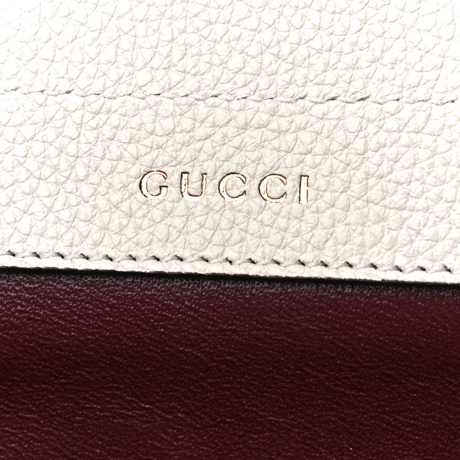 Gucci Grainy Calfskin Medium Zumi Top Handle Bag Mystic White 8 of 12