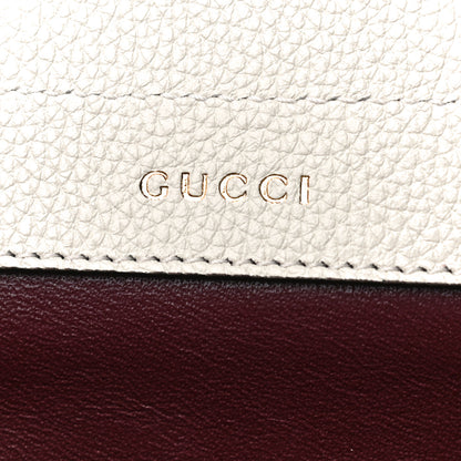 Gucci Grainy Calfskin Medium Zumi Top Handle Bag Mystic White 8 of 12