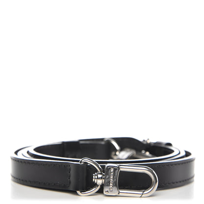 Louis Vuitton Calfskin 16mm Adjustable Shoulder Strap Black 1 of 4
