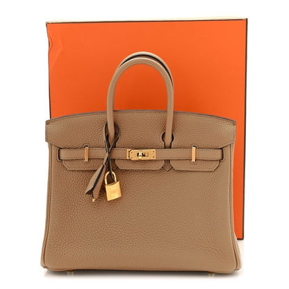 Hermes Togo Birkin 25 Chai 11 of 11
