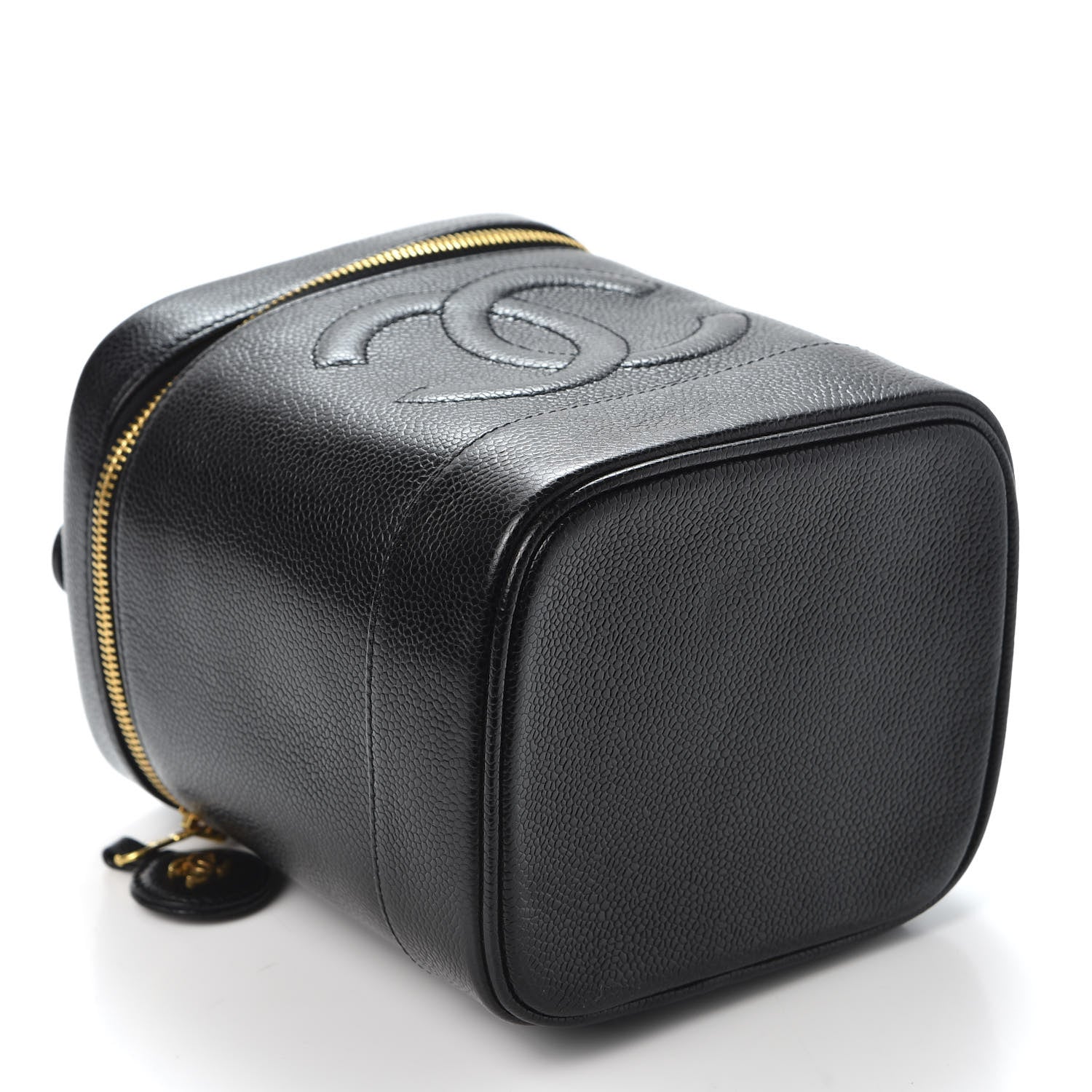 Chanel Caviar Cosmetic Vanity Bag Black 3 of 8