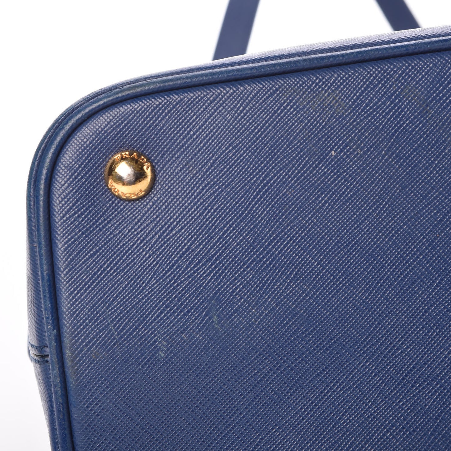 Saffiano Lux Medium Open Promenade Tote Bluette