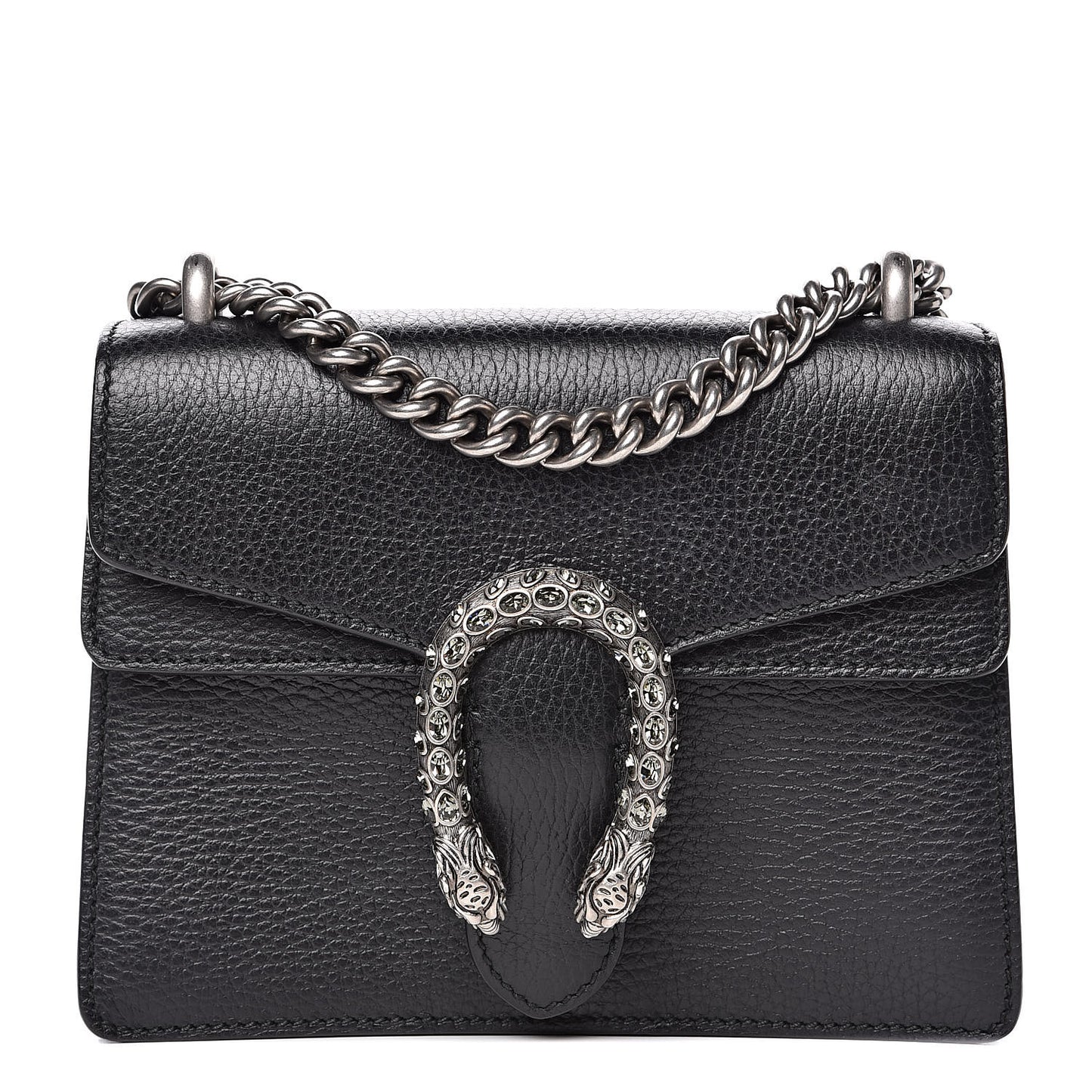 Calfskin Mini Dionysus Shoulder Bag Black