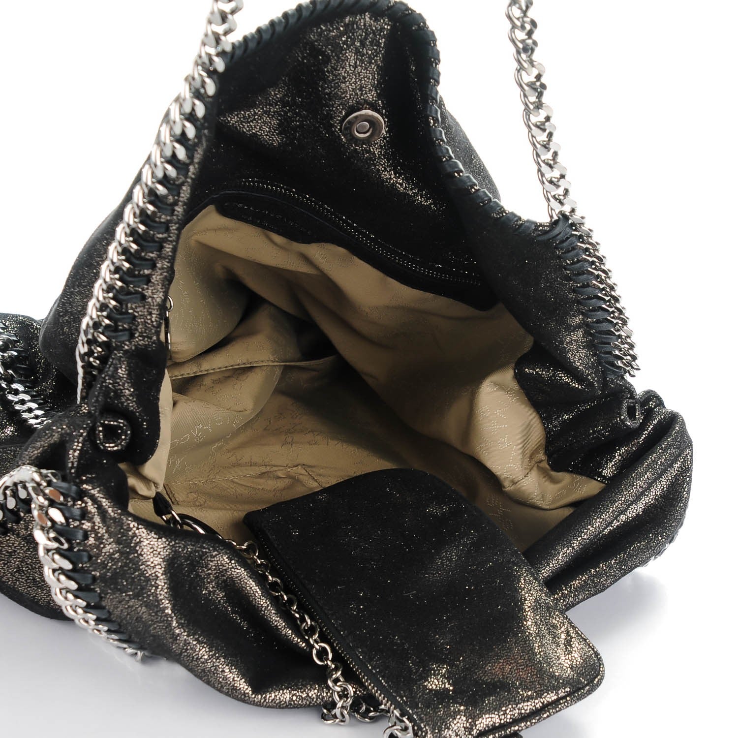 Stella McCartney Chamois Big Falabella Tote Ruthenium 7 of 8