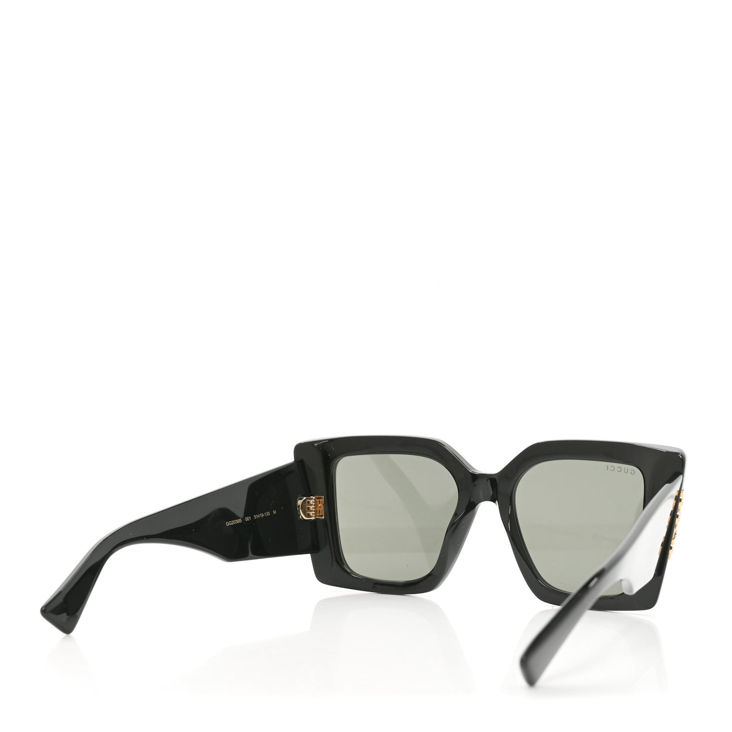 Acetate Square Frame Sunglasses GG2039S Black