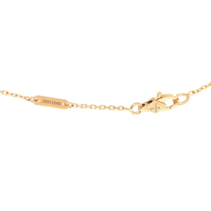 Van Cleef & Arpels 18K Yellow Gold Diamond Mini Frivole Pendant Necklace 5 of 6